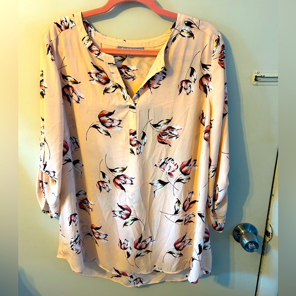 Daniel Rainn Koda split-neck blouse